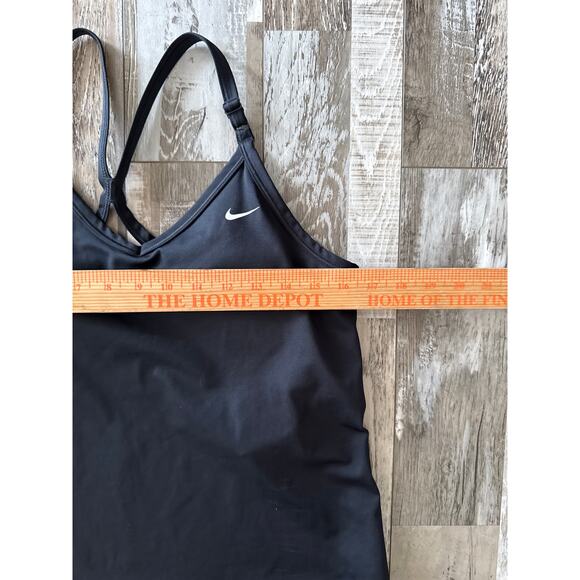 Nike Womens Black Indy Scoop-Neck Light Support Racerback Tank Top Large NEW - Picture 3 of 7